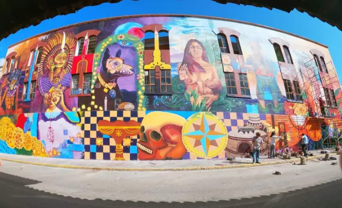 Listo, el mural conmemorativo del Xantolo, en Huejutla