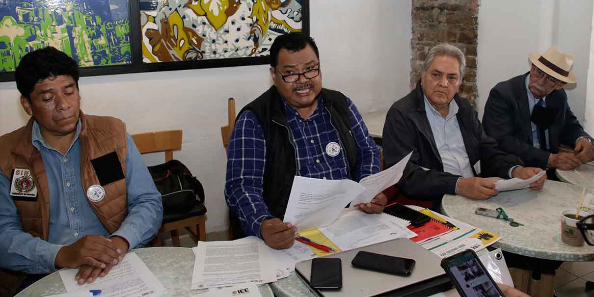 Salen grupos poblanos en contra Claudia Sheinbaum, la acusan de violar la ley electoral
