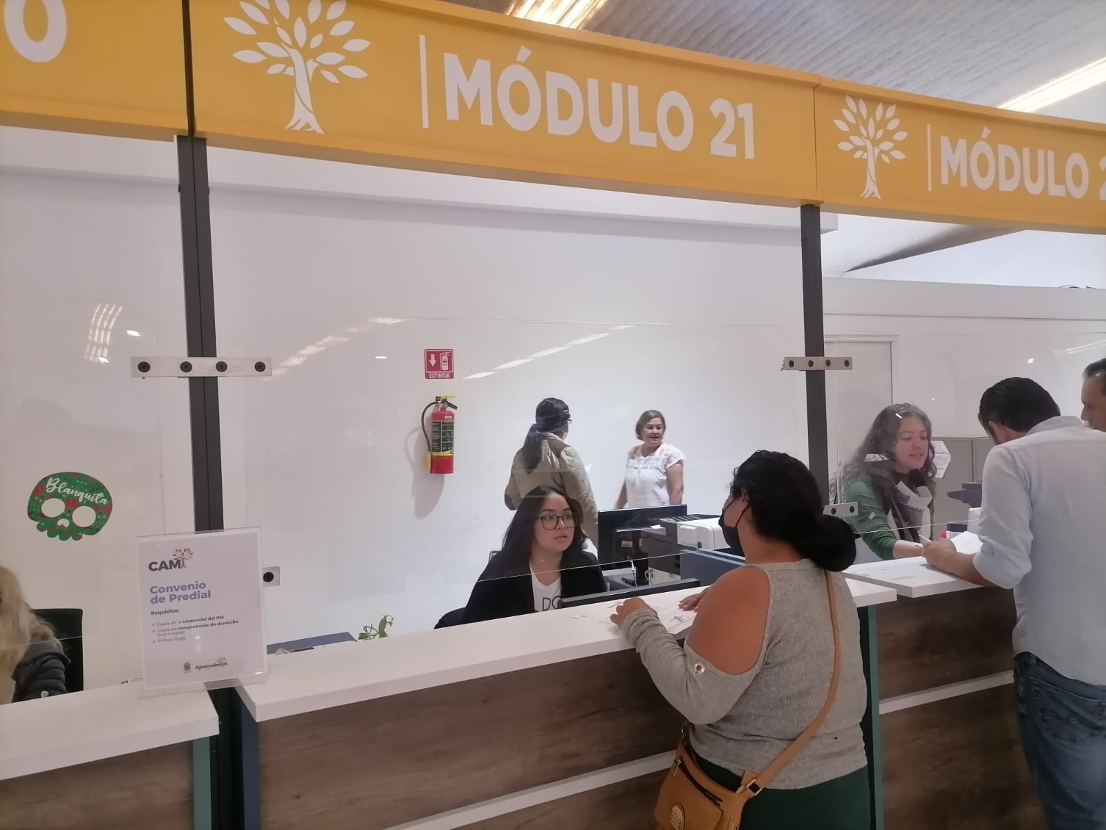 Habilitan ventanilla especial para atender reportes de servicios públicos en el CAM