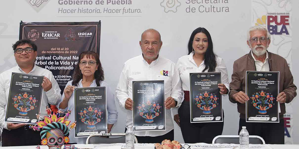 Todo listo para el festival cultural del Árbol de la Vida y del Barroco Policromado en Izúcar