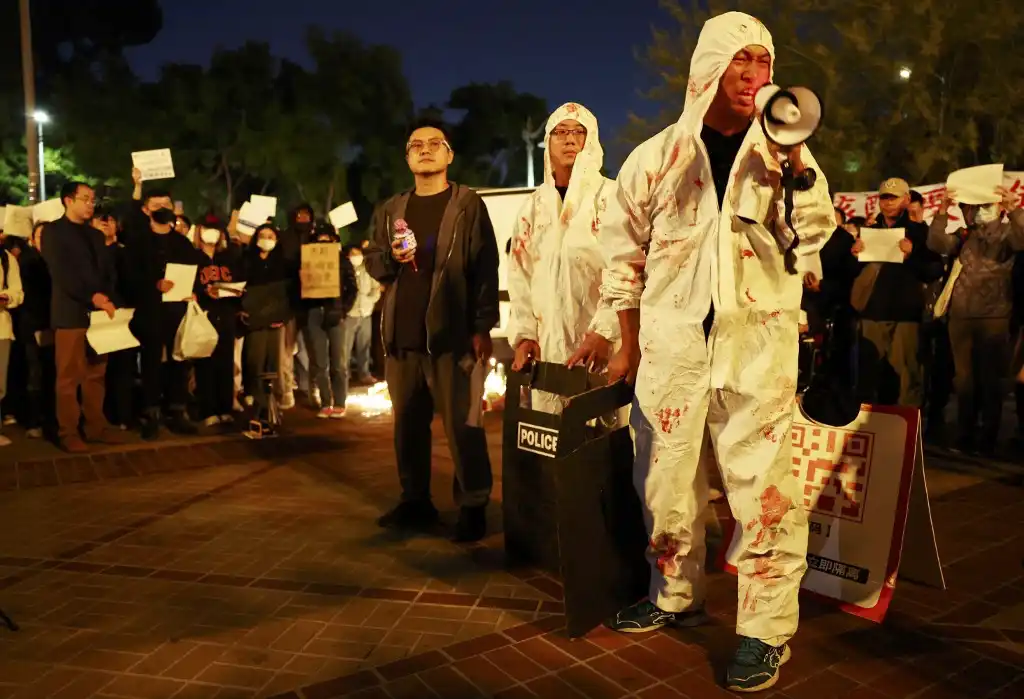 China manifestantes