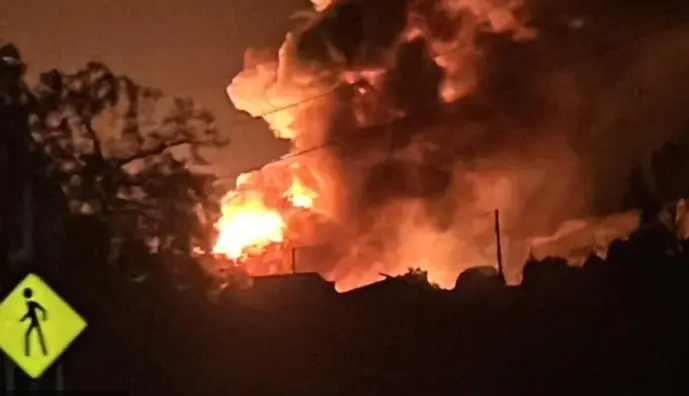 Incendio en Epazoyucan alerta a las autoridades