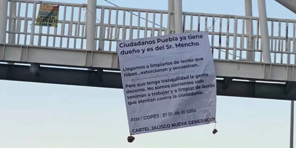 Mensajes en puentes, no deben detonar el caos y miedo, pide Sergio Céspedes