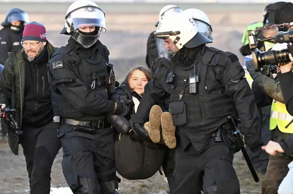 Greta Thunberg, detenida