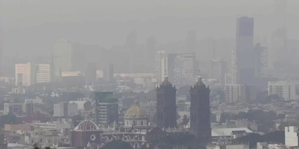 Alerta ambiental en Puebla capital está en el límite del semáforo amarillo