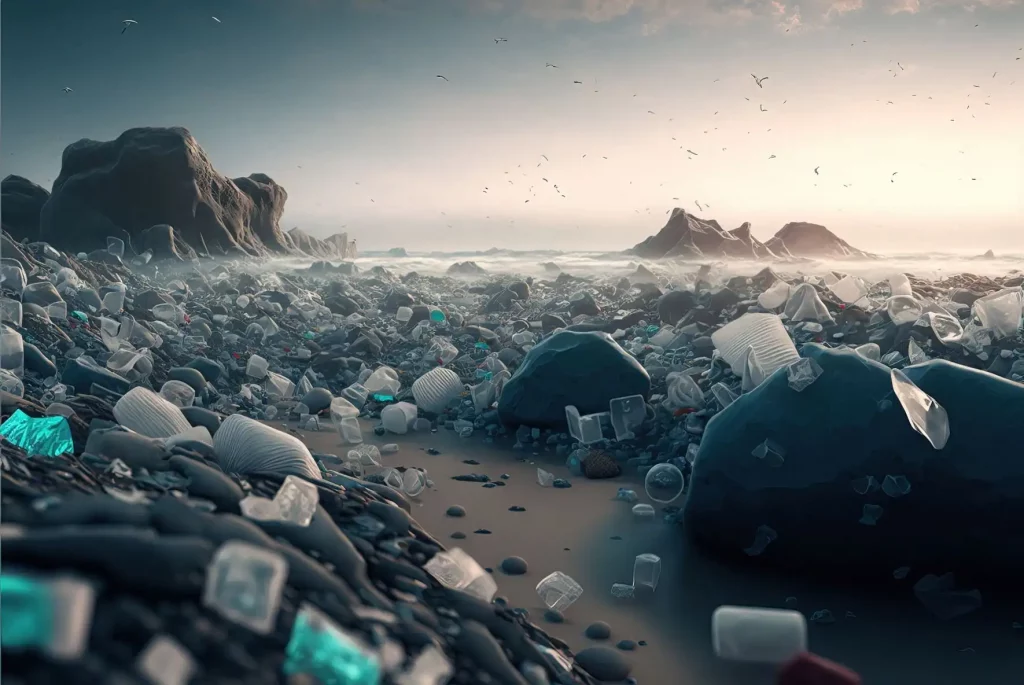 basura plástica
