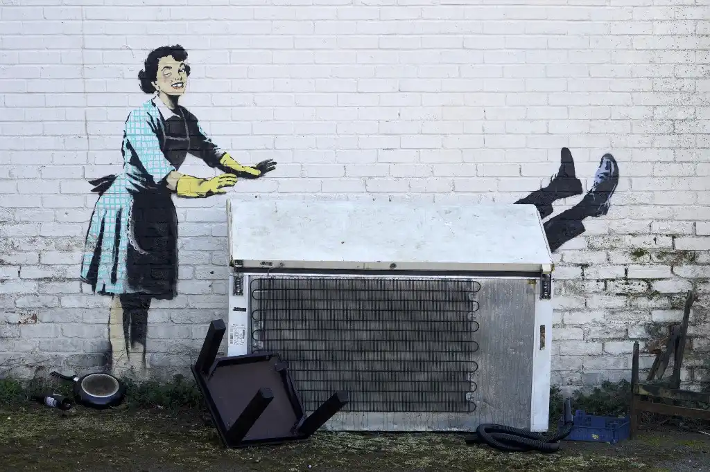 &#8216;Máscara de San Valentín&#8217;, la nueva obra de Banksy