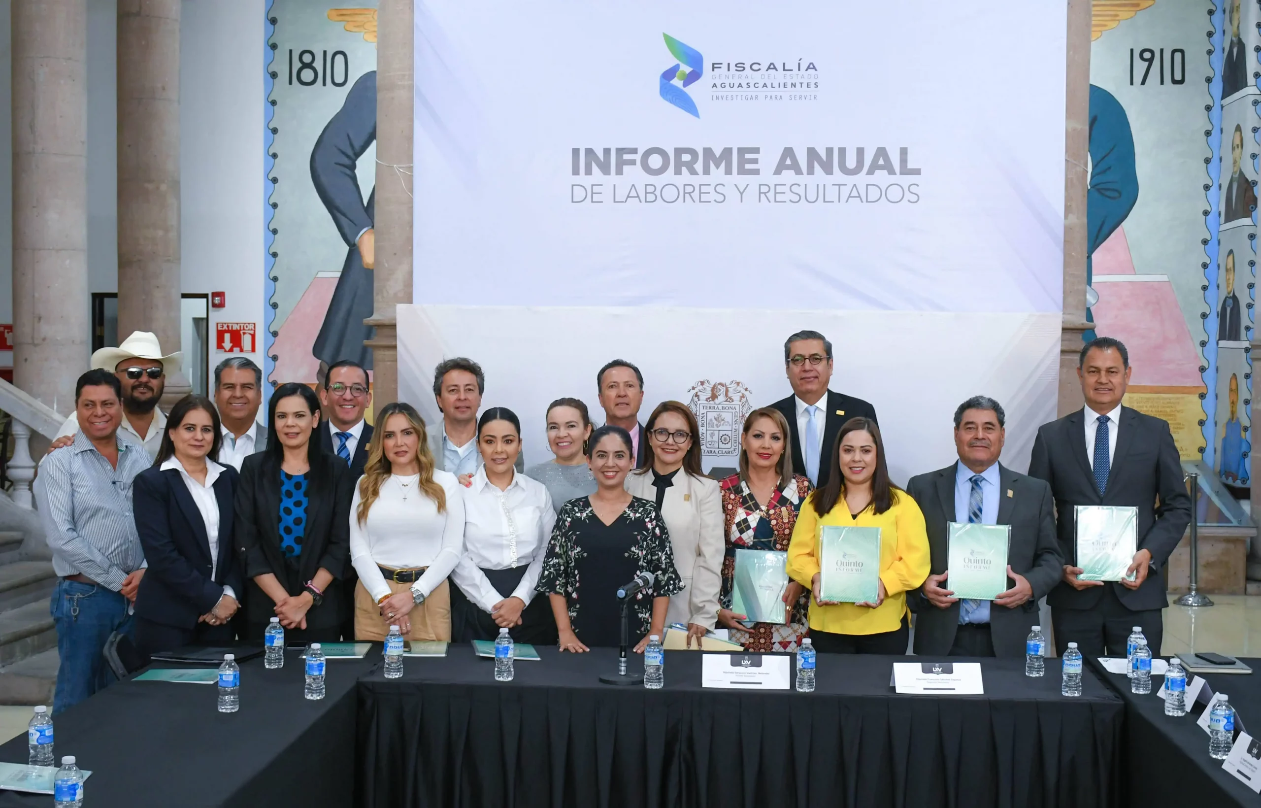 Fiscalía de Aguascalientes presenta su informe de actividades ante el Congreso del Estado