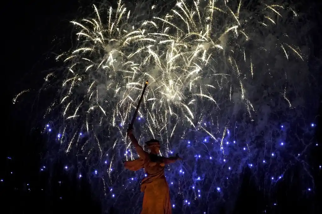 Fuegos artificiales por Stalingrado