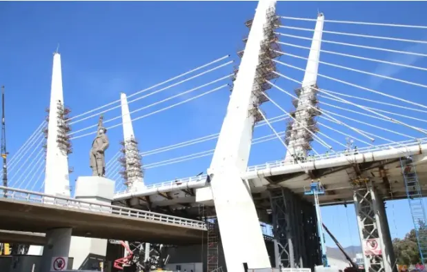 Hoy, 4 de marzo, se cumple un año de la apertura del puente atirantado de Pachuca