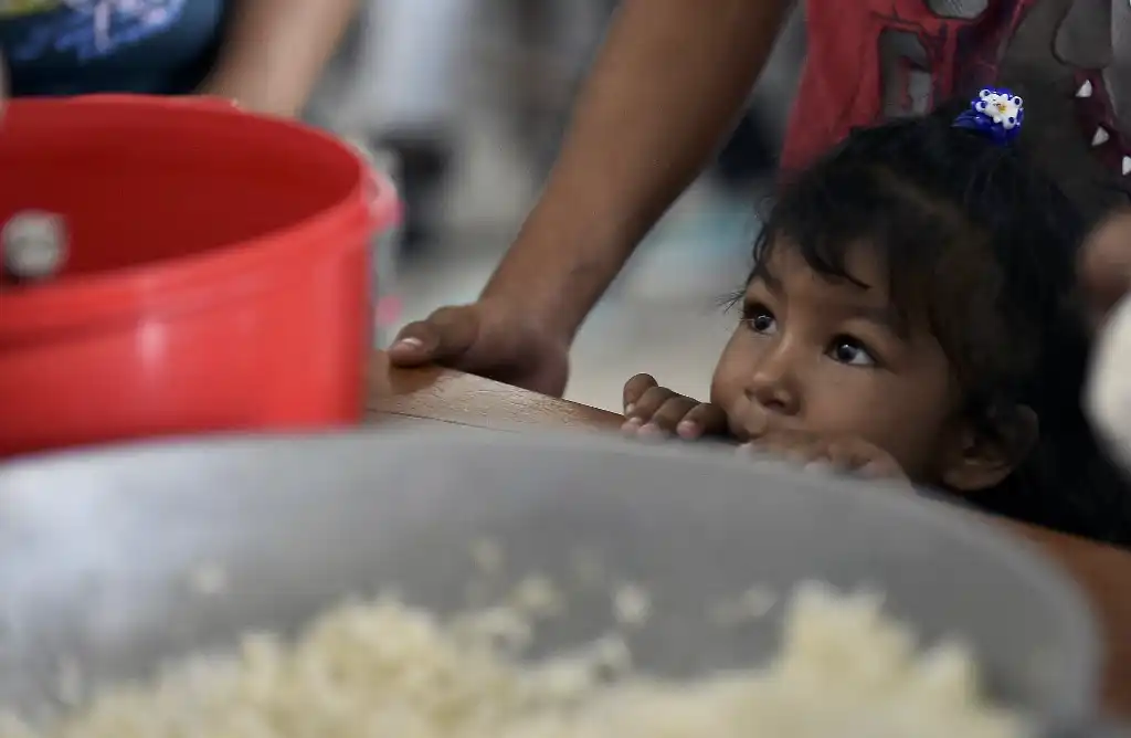 Colombia niños hambre