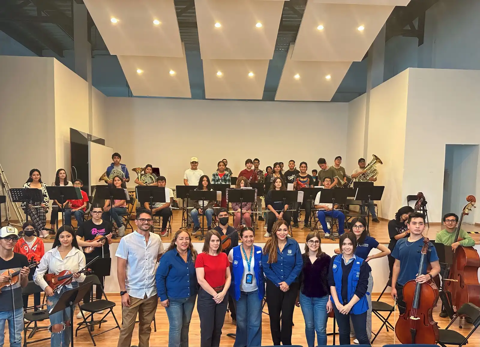 Representantes de ACNUR conocen la Casa de Música de Jesús María