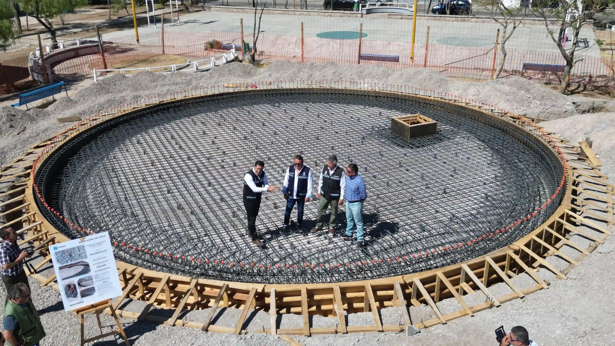 Inicia la construcción de nuevo tanque de agua en Ojocaliente III