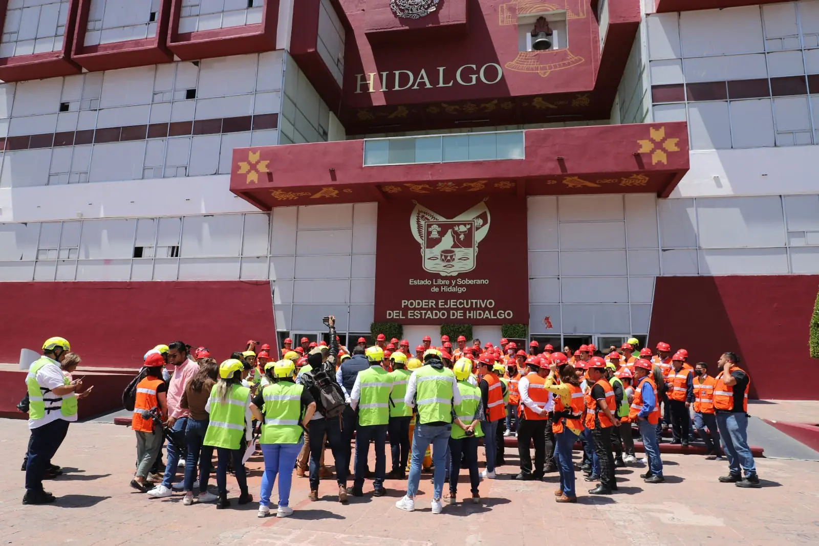 Se suman dependencias, hospitales y escuelas de Hidalgo al simulacro