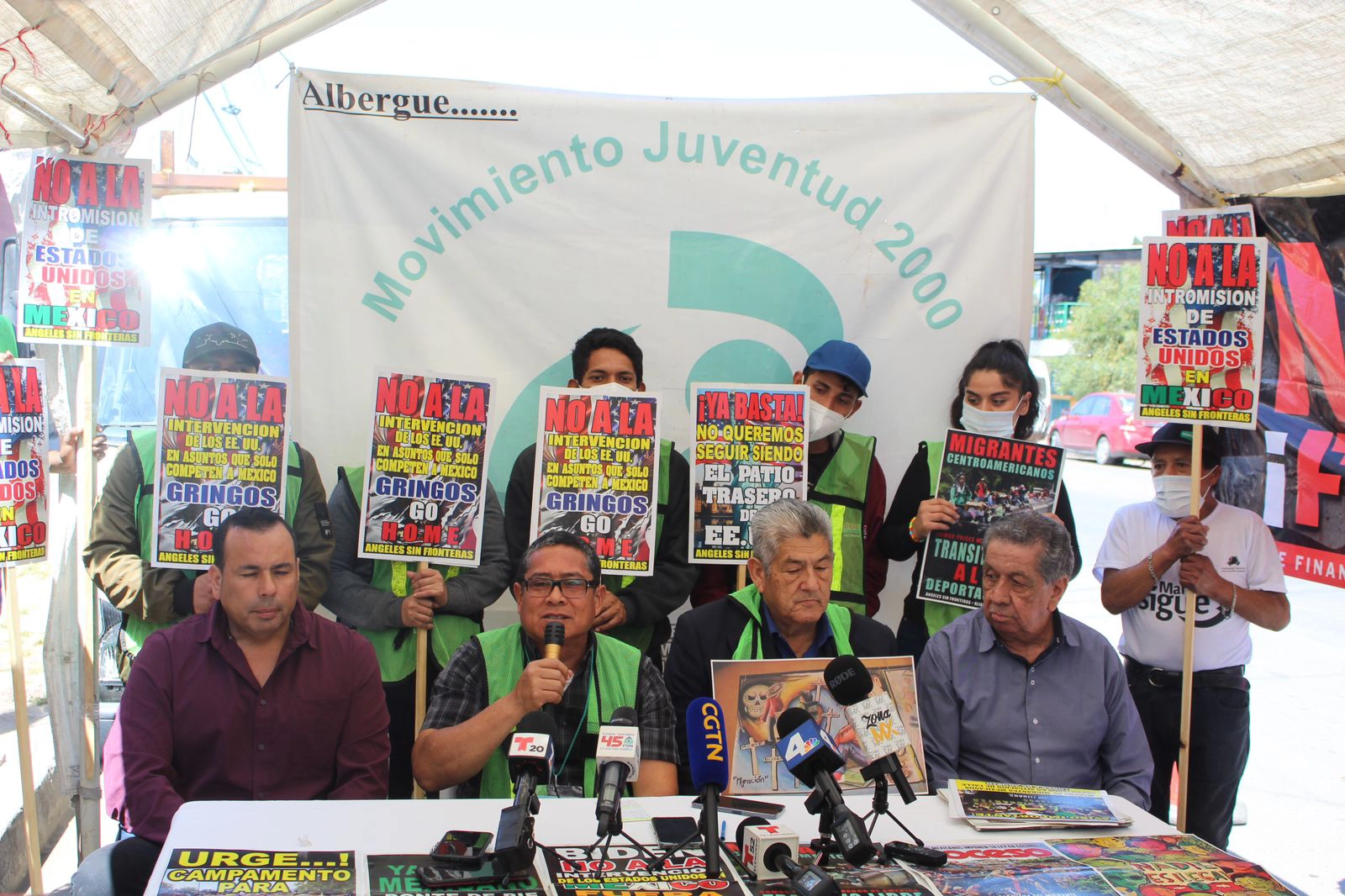 No a la intervención de los EE.UU. en asuntos que solo competen a México