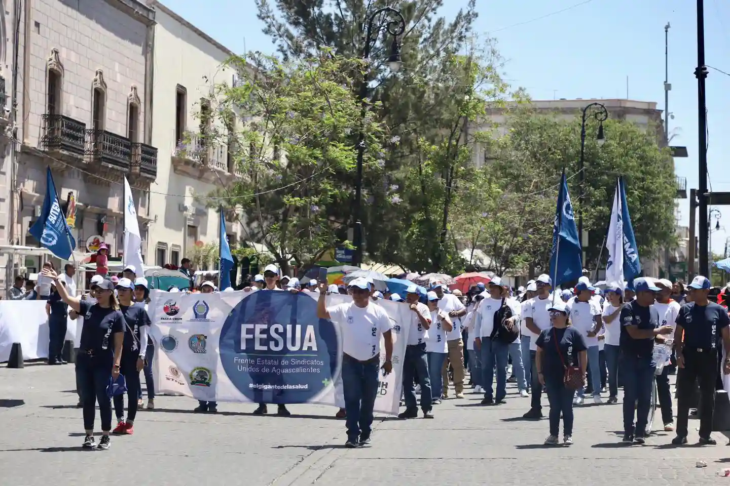 Sindicatos de Aguascalientes conmemoran el Día del Trabajo
