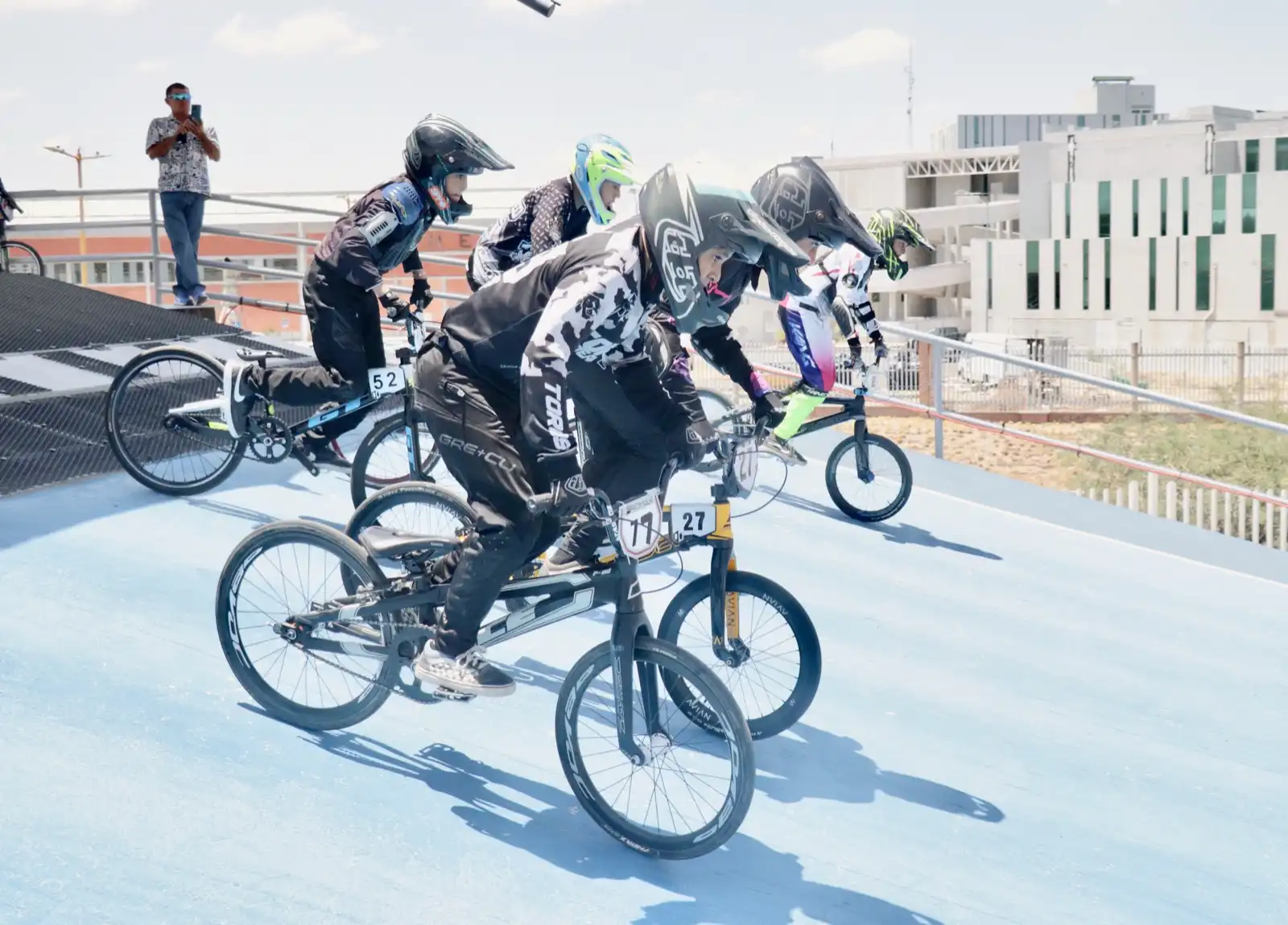 Concluye la gran final del estatal de bmx racing