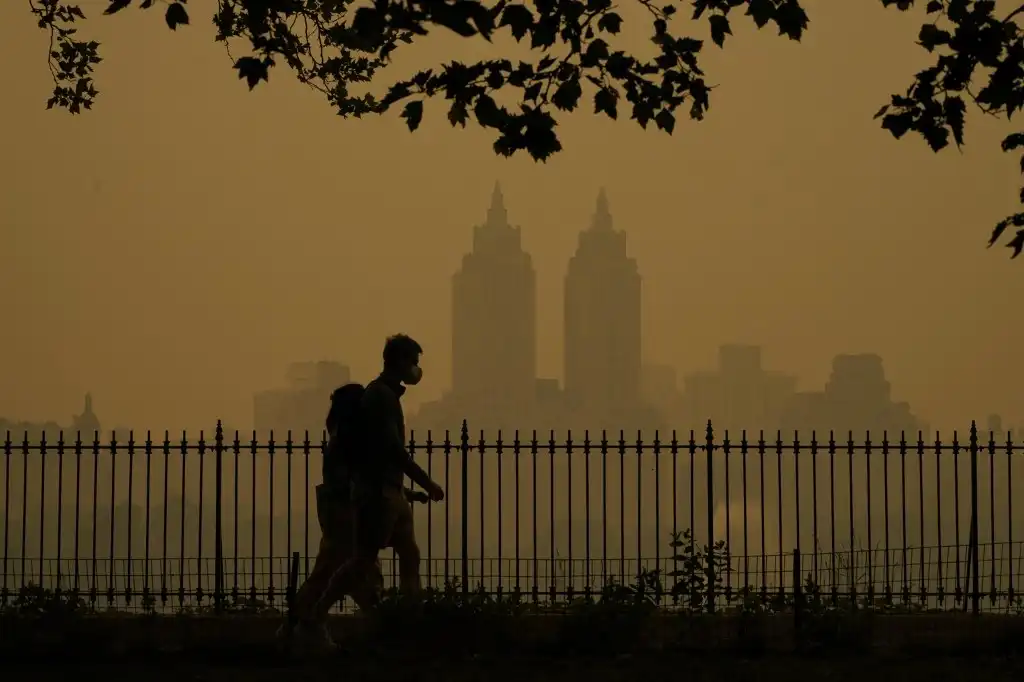 Canadá incendios Nueva York
