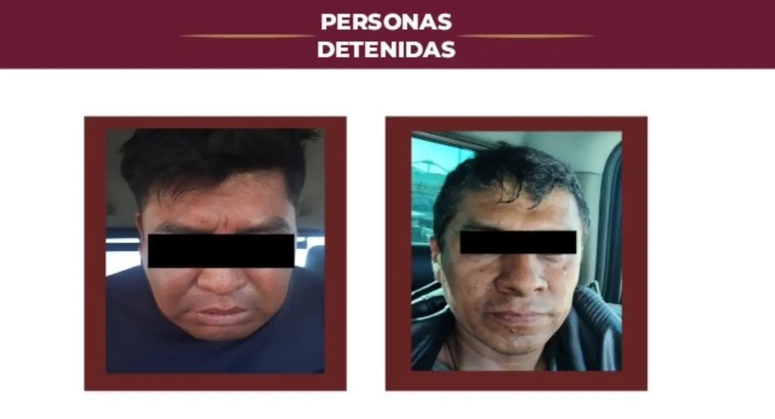 Detienen a dos presuntos implicados en el asesinato de un chofer en Tizayuca; van tres detenidos