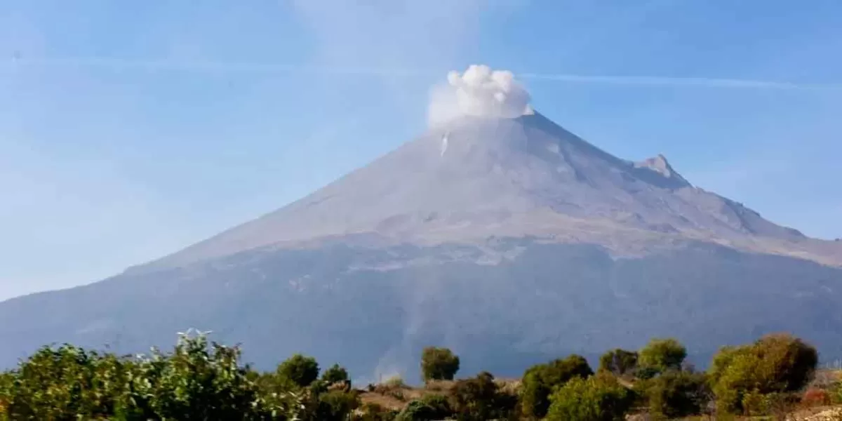 El Popo se modera, pero sigue el semáforo Amarillo Fase 3