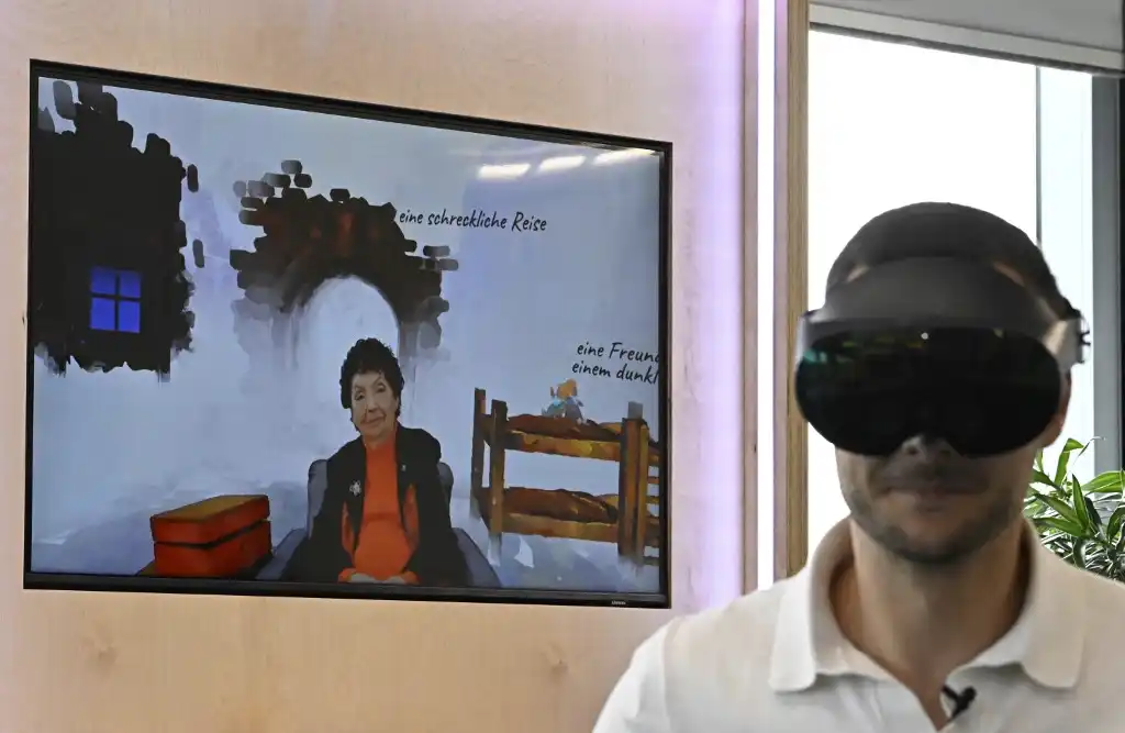 Un casco de realidad virtual mantendrá vivas las historias sobre el Holocausto