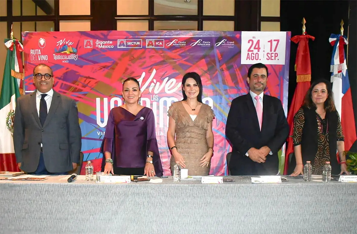 Aguascalientes presenta el programa "Vive las Vendimias" en CDMX