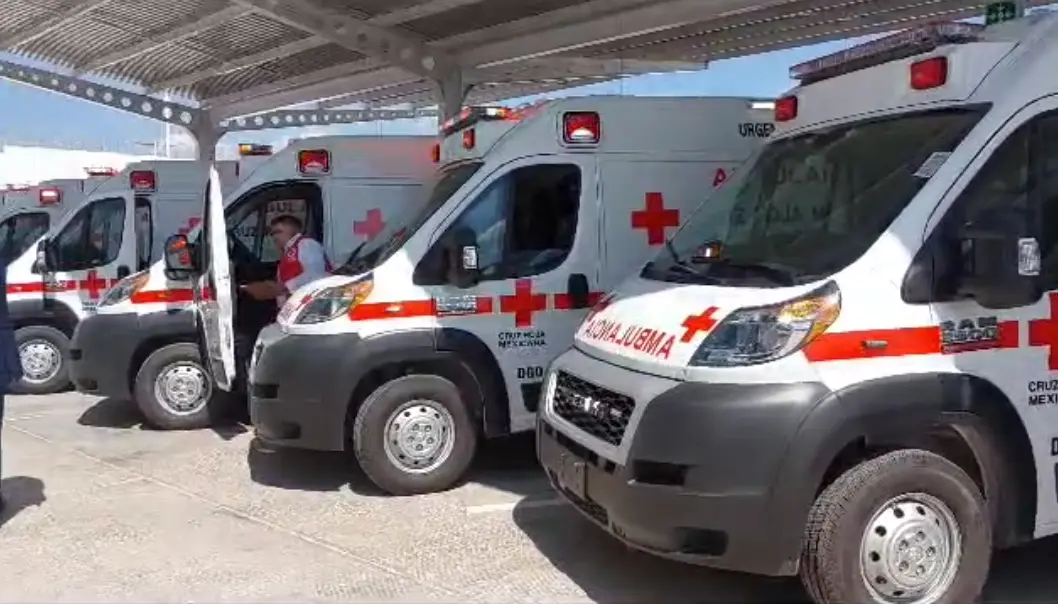 Cuenta Cruz Roja con suficientes ambulancias para dar servicio: Delegado