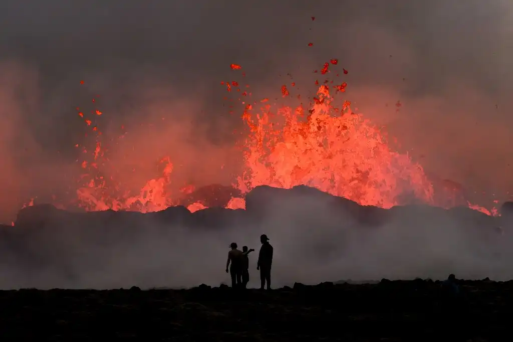 Volcán islandés peligroso
