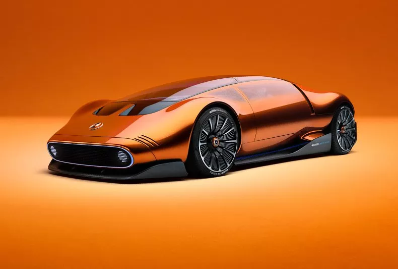 Mercedes experimental es una interpretación moderna de un auto de los 70&#8217;s