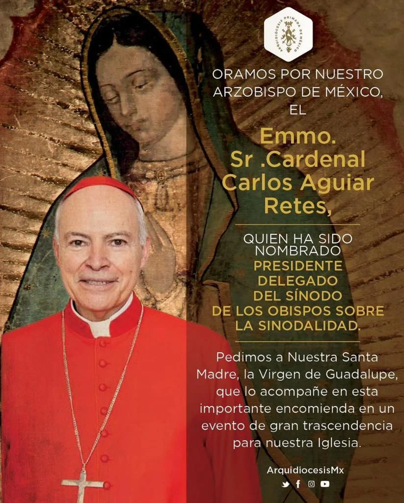 Distinción del Papa Francisco al Cardenal Mexicano Carlos Aguiar