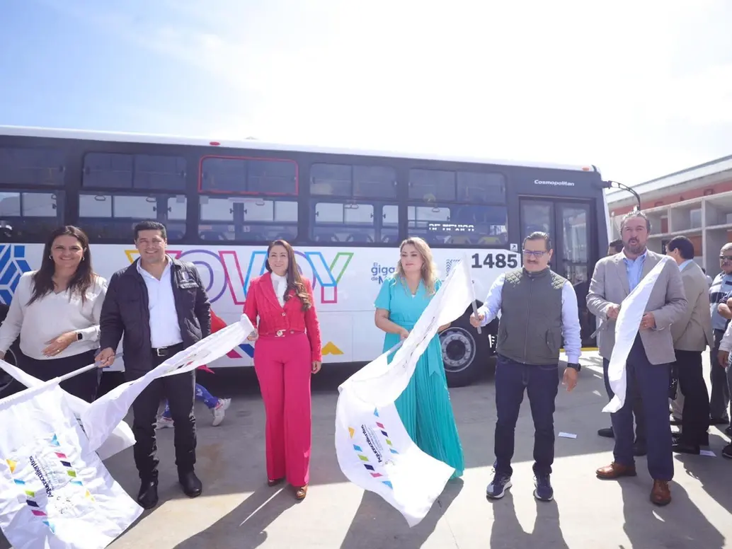 Llegan 25 nuevos camiones YOVOY a Aguascalientes