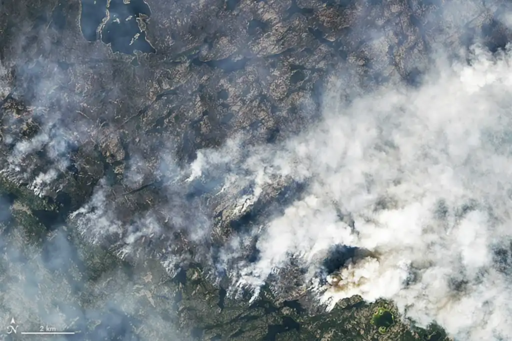 Calor incendios lluvia