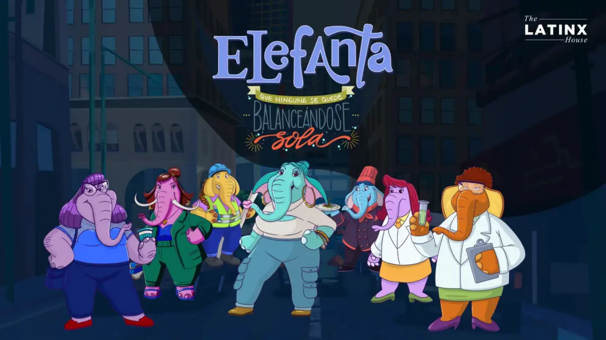 Elefanta corto animado