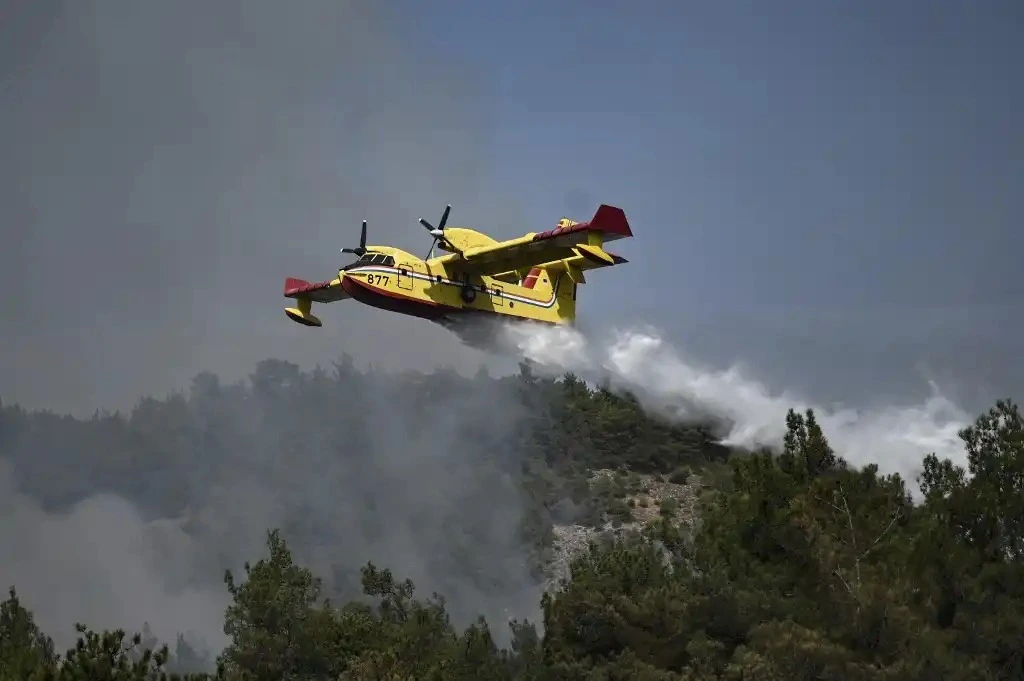 El incendio forestal de Grecia es el más grande registrado en la Unión Europea