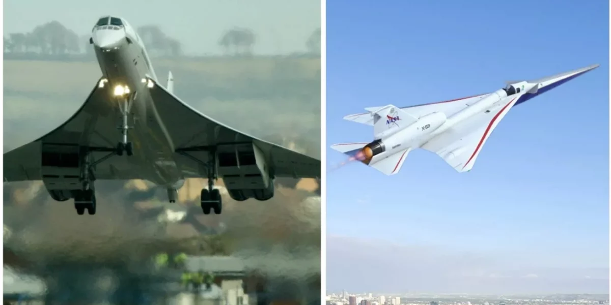 avión supersónico