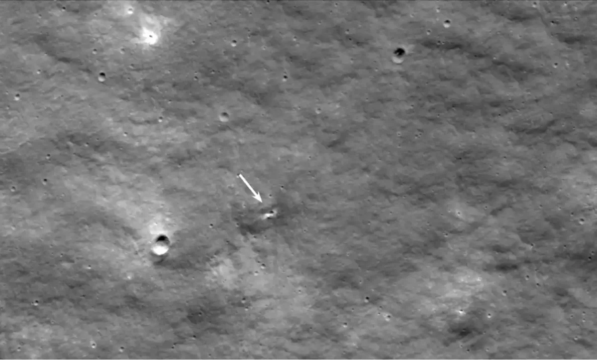 Nuevo cráter en la Luna pudo ser causado por impacto de sonda rusa