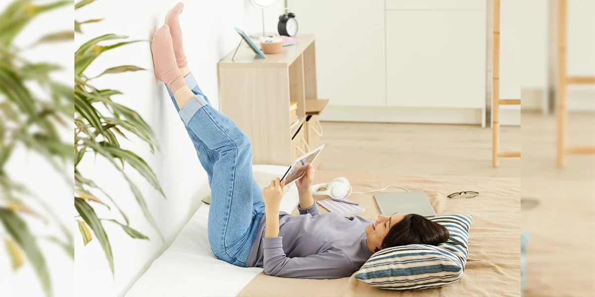 Levantar los pies en una pared reduce el estrés: &#8216;Duermo como bebé&#8217;