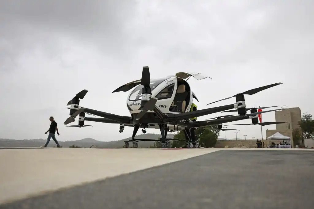 Israel pone a prueba un taxi dron para combatir la congestión vial