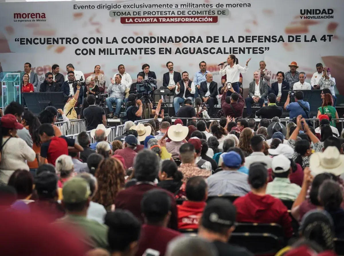 Claudia Sheinbaum vuelve a Aguascalientes