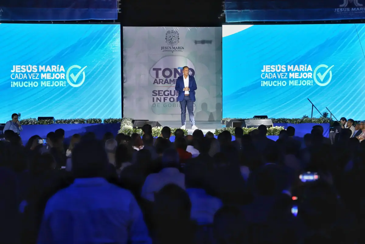 Antonio Arámbula presenta su Segundo Informe de Gobierno en Jesús María