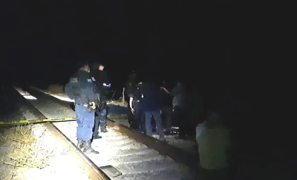 Muere migrante tras ser impactado por el tren en Cosío, Aguascalientes