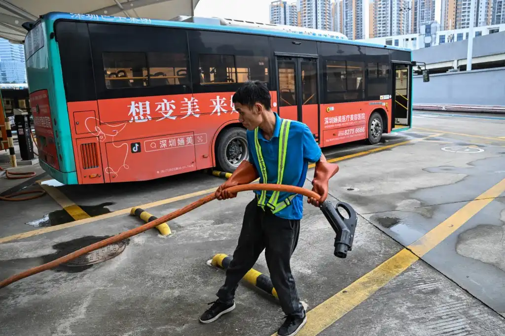 Shenzhen, la primera ciudad del mundo que solo usa autobuses eléctricos