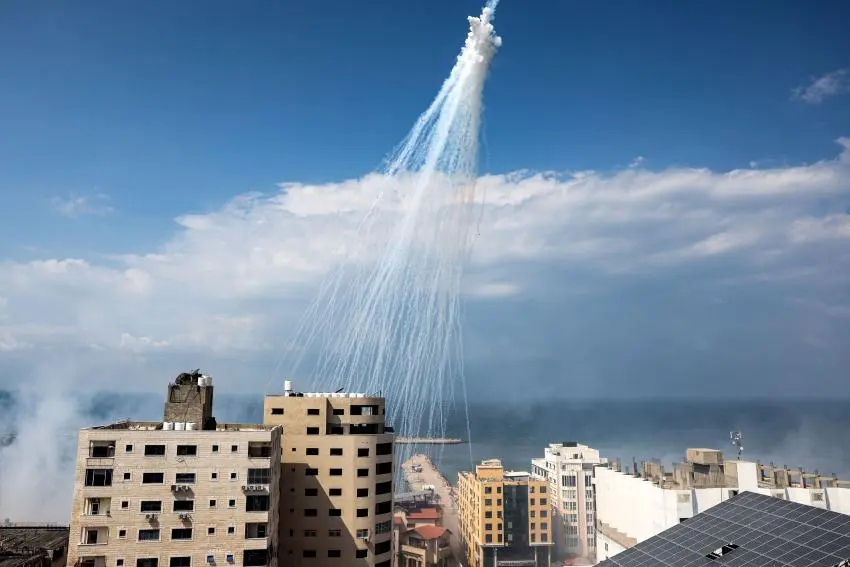 Fósforo blanco Israel Gaza