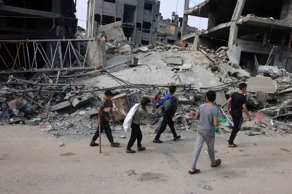 Gaza niños muertos