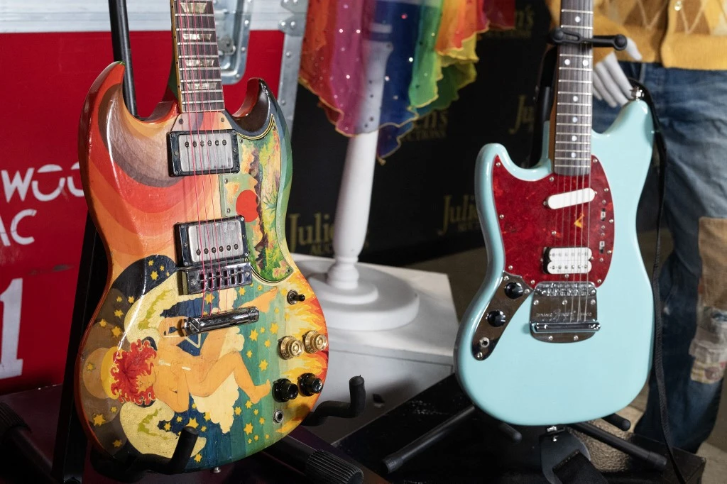 Guitarras de Clapton y Cobain