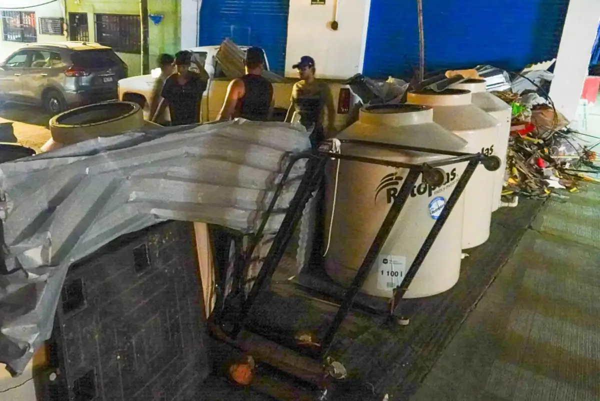 Huracán Otis casas