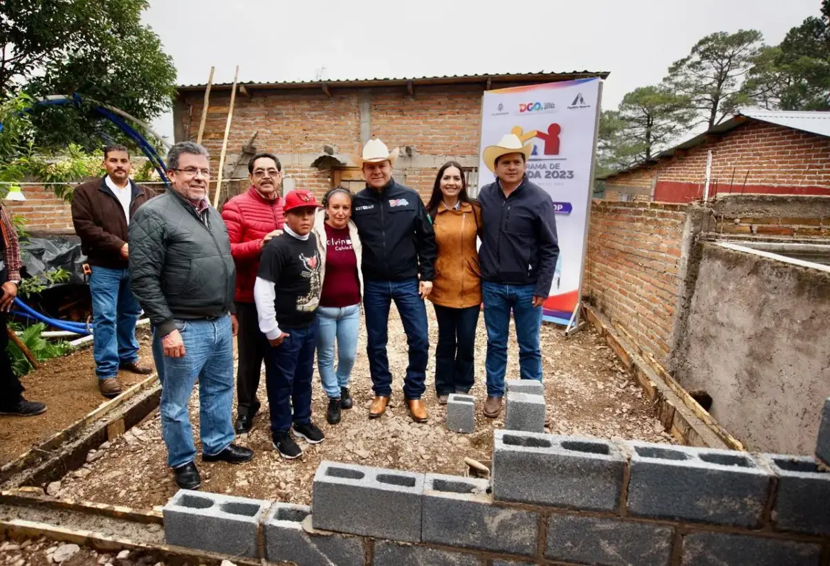 Se realizan acciones de vivienda en colonias vulnerables de municipios del Estado de Durango