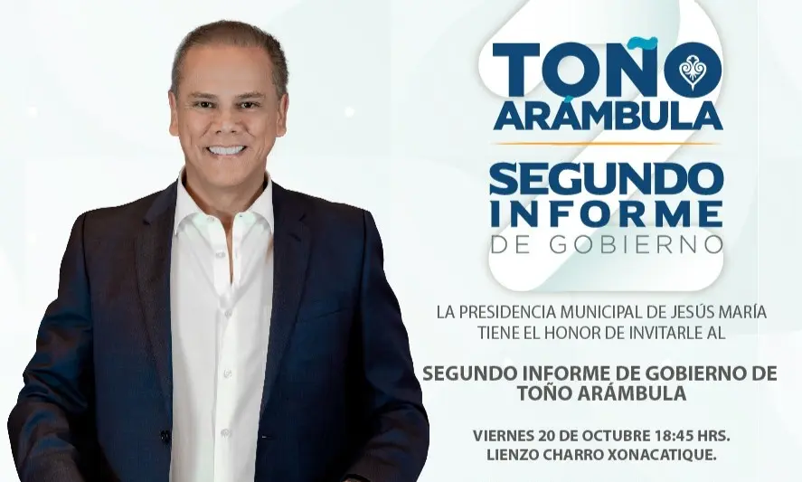 Antonio Arámbula presentará su 2do Informe de Gobierno este viernes