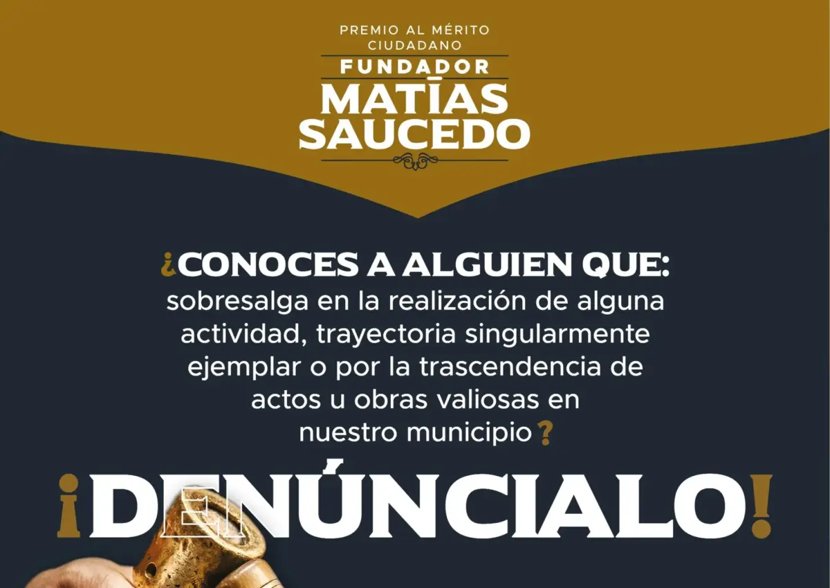 Jesús María busca candidatos para el premio Matías Saucedo