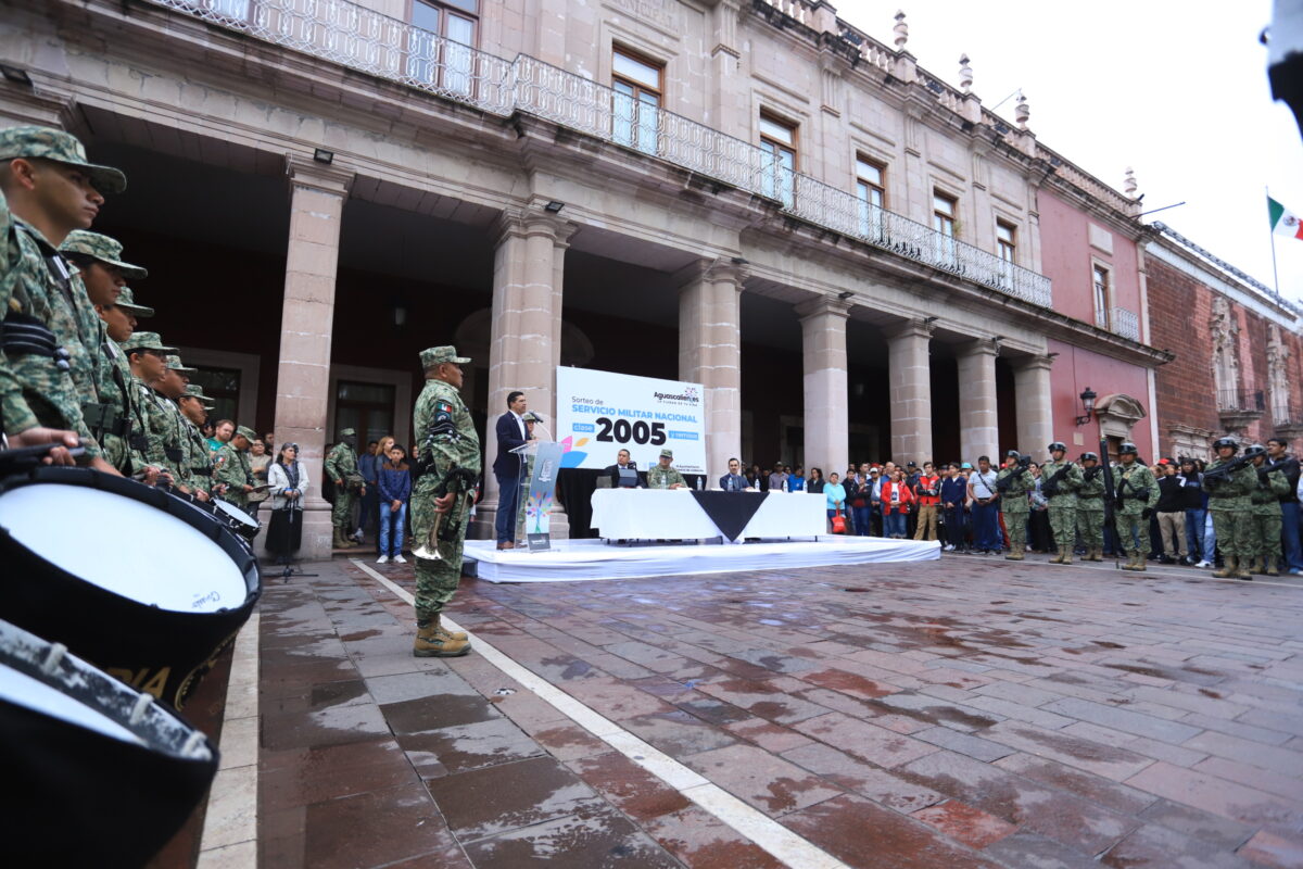 Realizan sorteo para el Servicio Militar en Aguascalientes